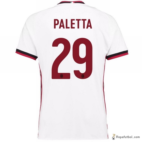 Camiseta AC Milan Replica Segunda Ropa Paletta 2017/18